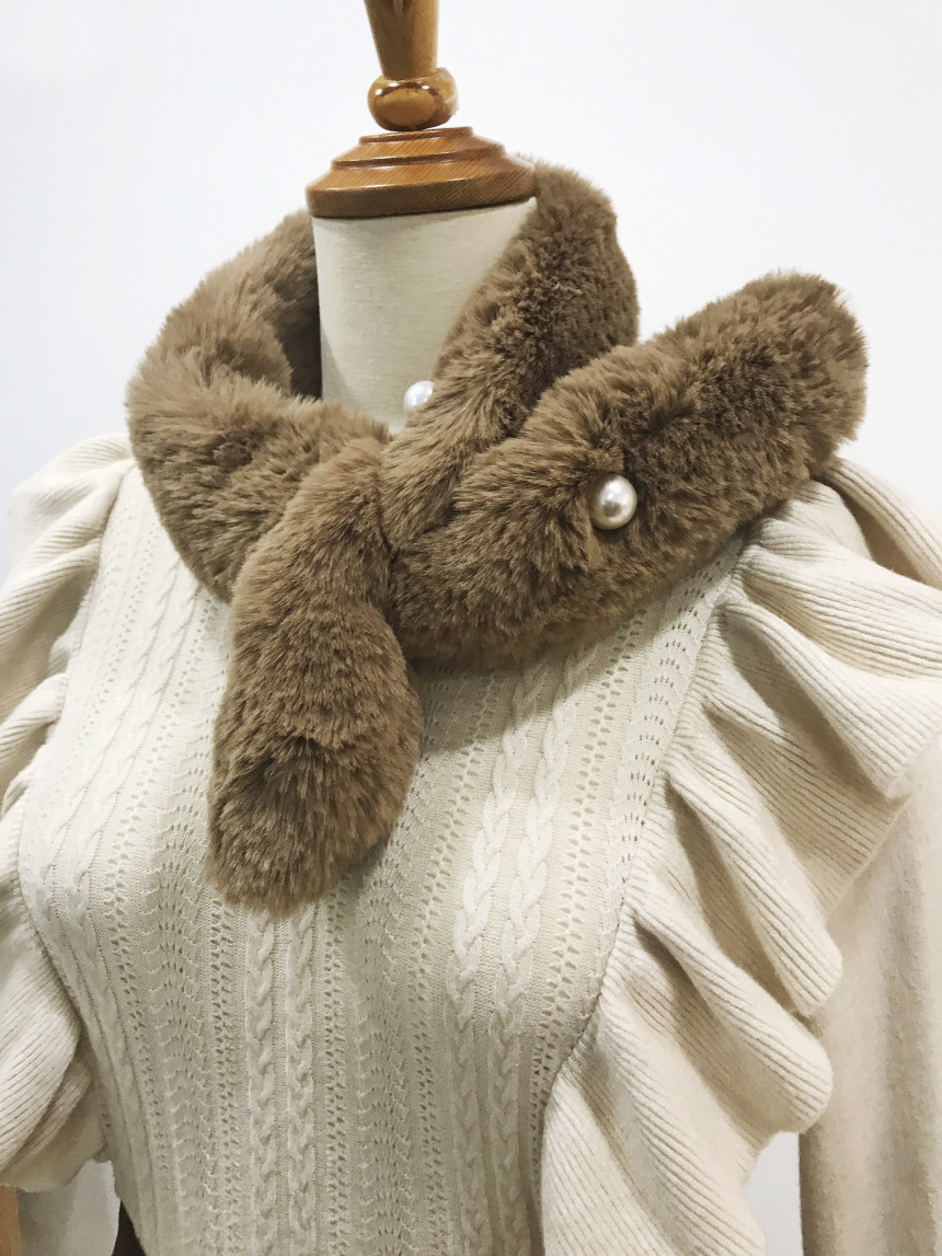 Eco shawl Year-end gathering Outing winter coordin