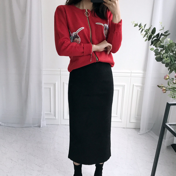 Banding H-line tweeter Long skirt Must-haves item 