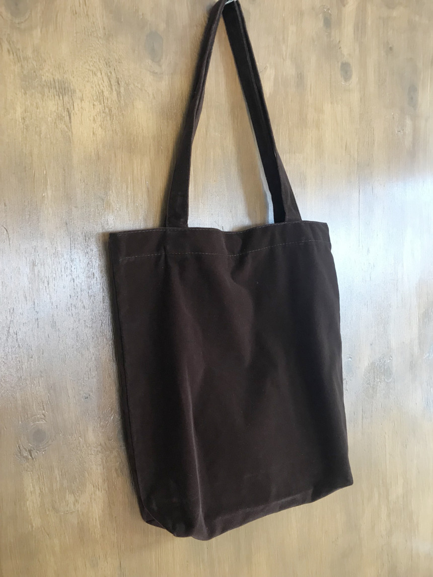 WINTER velvet eco-bag with 5color sense coordinati
