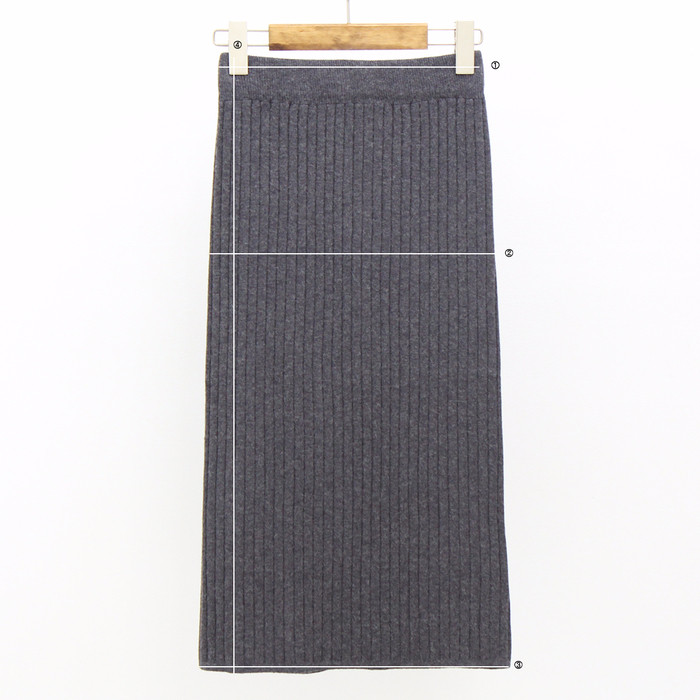 Fall Winter Pleat Bending H-line back-to-back knit