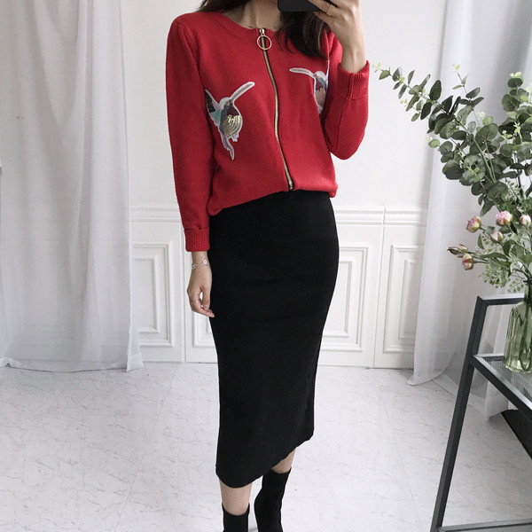 Banding H-line tweeter Long skirt Must-haves item 