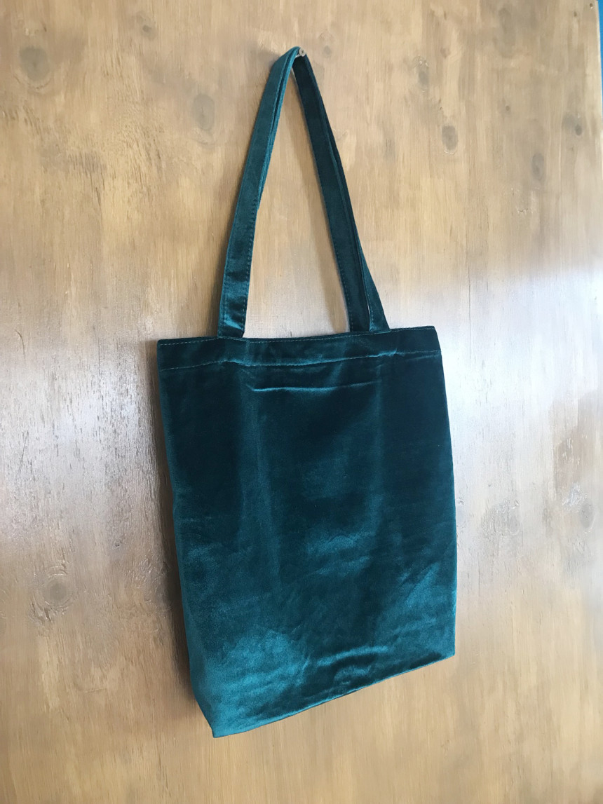WINTER velvet eco-bag with 5color sense coordinati