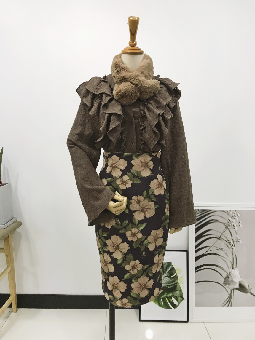 Eco shawl Year-end gathering Outing winter coordin