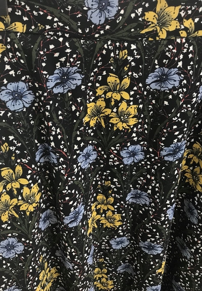 Flower chiffon long skirt Lovely look romantic Sty