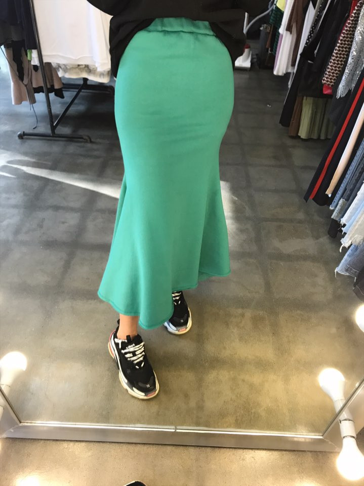 Long Mermaid Skirt 30 Women's Winter Easy-to-co