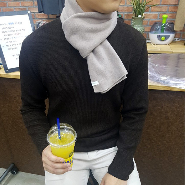 Unisex Basic Muffler 5color Man Winter Girl Cashme