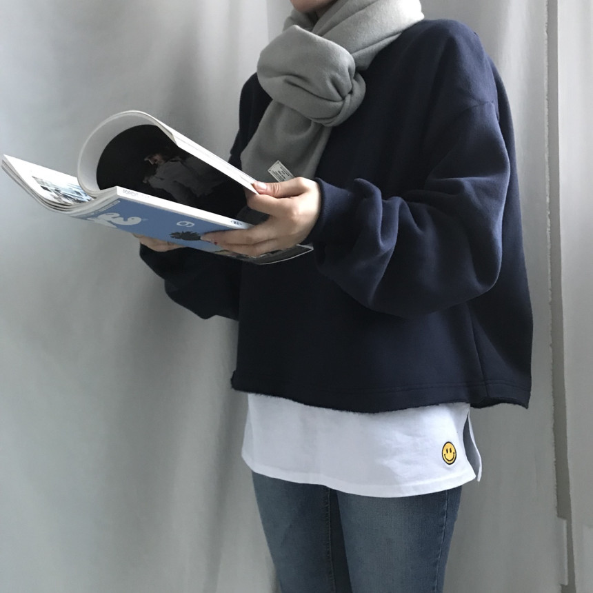 Wool Knit Muffler Women Men Unisex Basic Basic Win