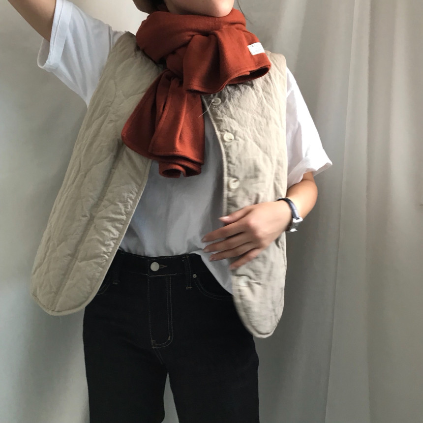 Wool Knit Muffler Women Men Unisex Basic Basic Win