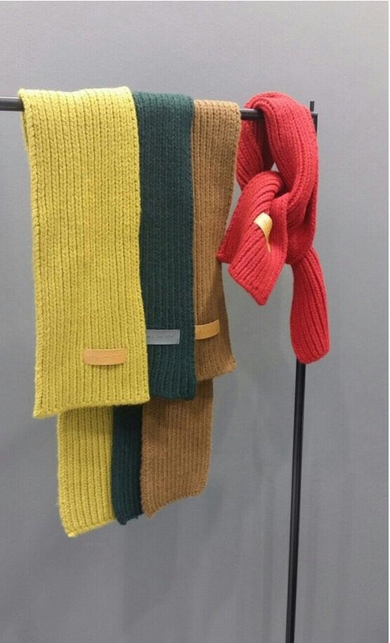 Mini Shawl Petit Scarf Muffler Women Knitting Wint