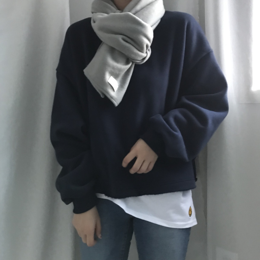 Wool Knit Muffler Women Men Unisex Basic Basic Win