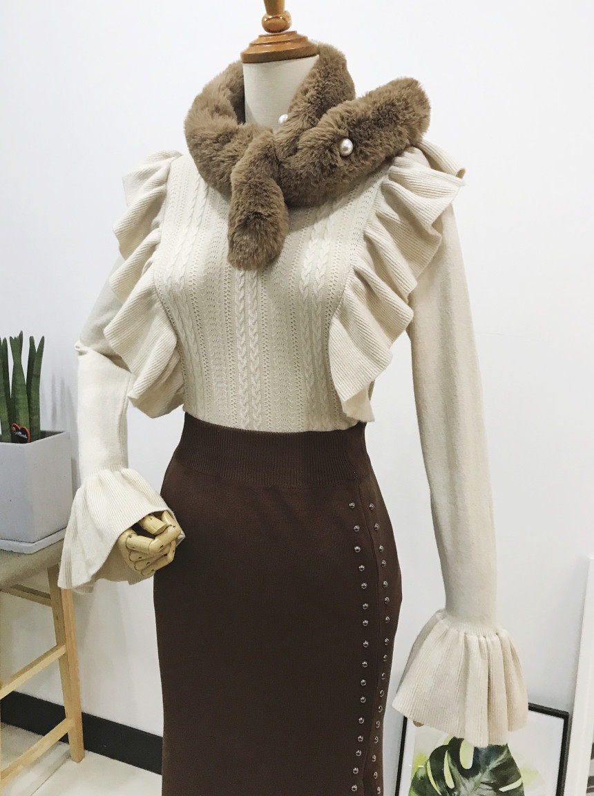 Eco shawl Year-end gathering Outing winter coordin