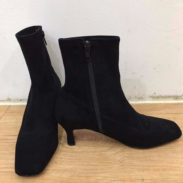 Suede angle boots 30s Women's high-class design
