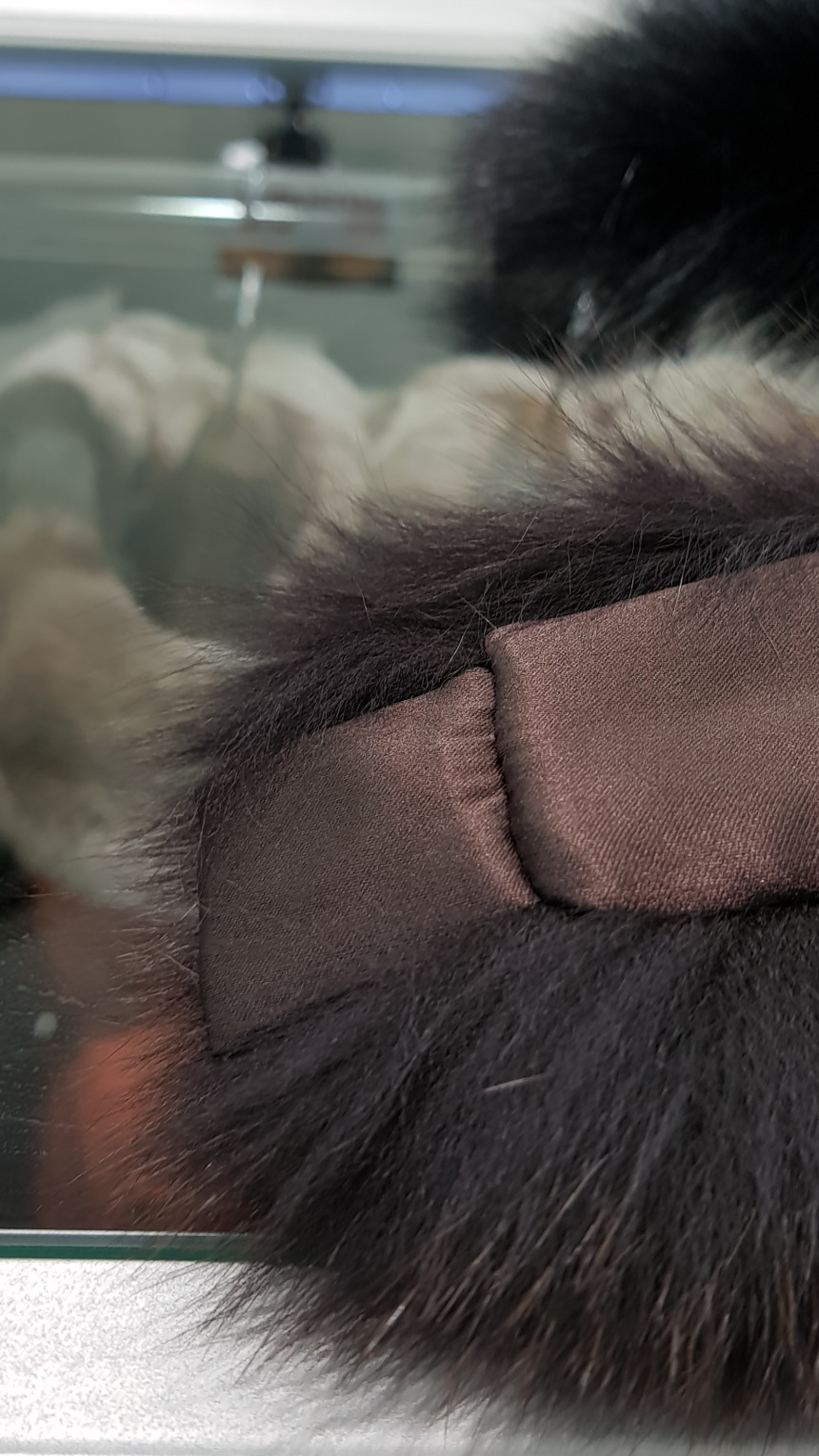 Riga Fur Fox Muffler LQW6SF819 Luxurious Simple Sh