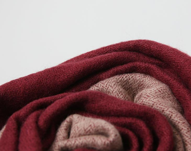 Real rabbit bell muffler Outgoing sophisticated re