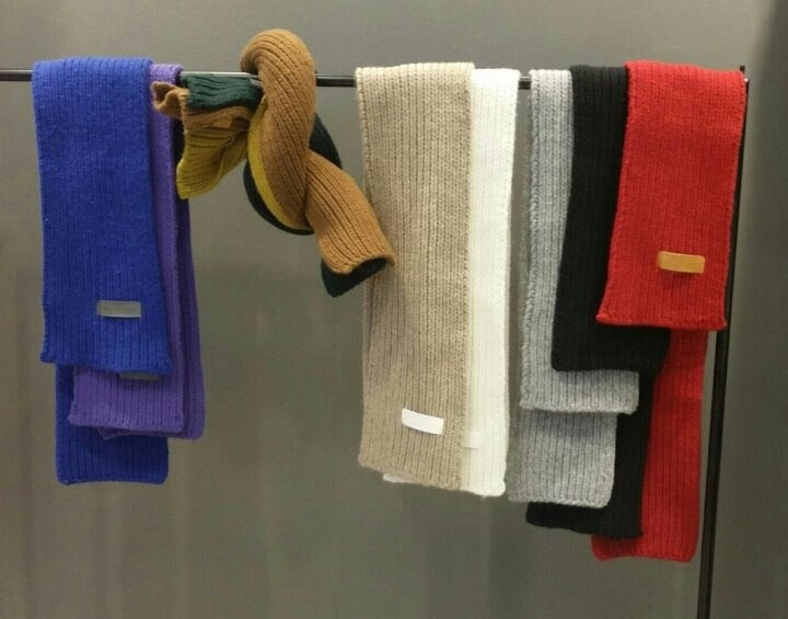 Mini Shawl Petit Scarf Muffler Women Knitting Wint