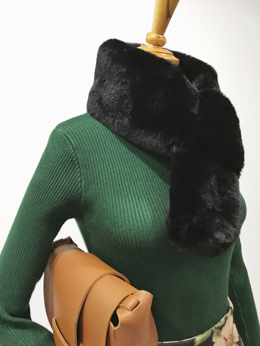 Eco shawl Year-end gathering Outing winter coordin