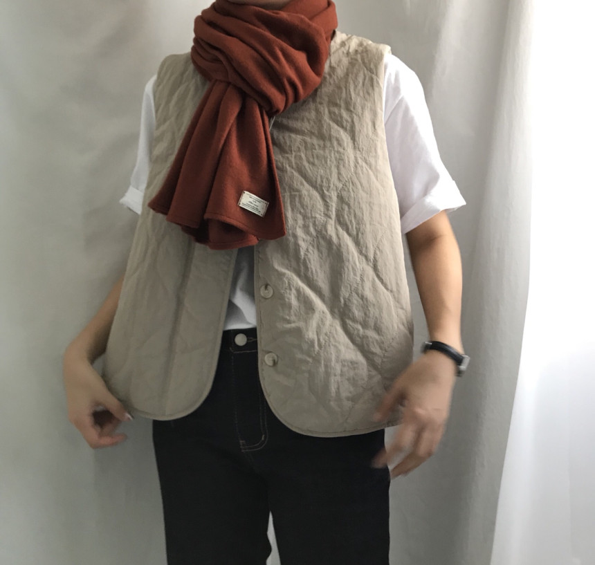 Wool Knit Muffler Women Men Unisex Basic Basic Win