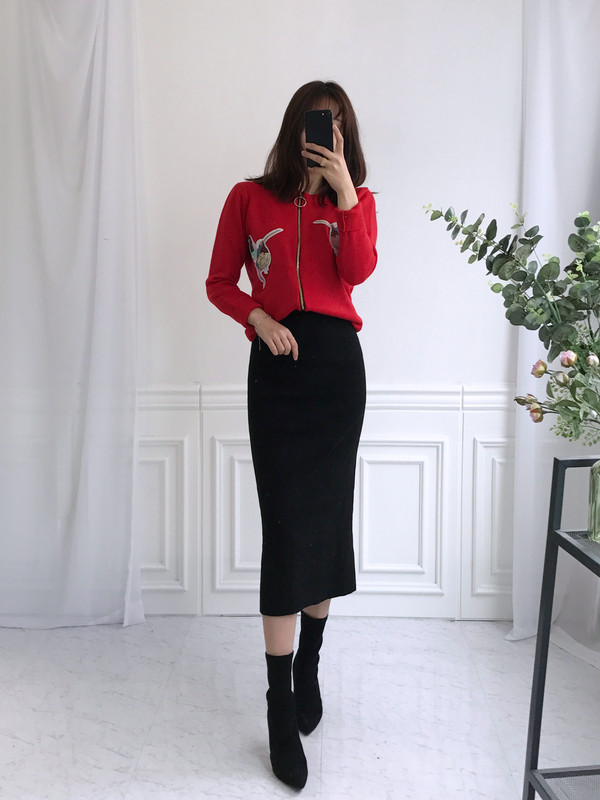 Banding H-line tweeter Long skirt Must-haves item 