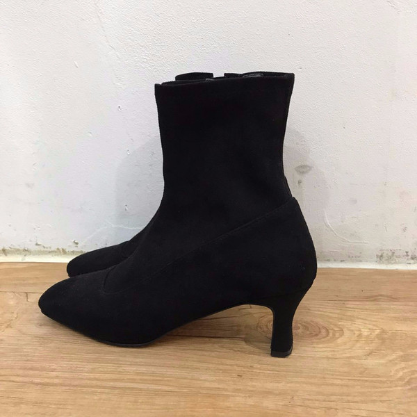 Suede angle boots 30s Women's high-class design