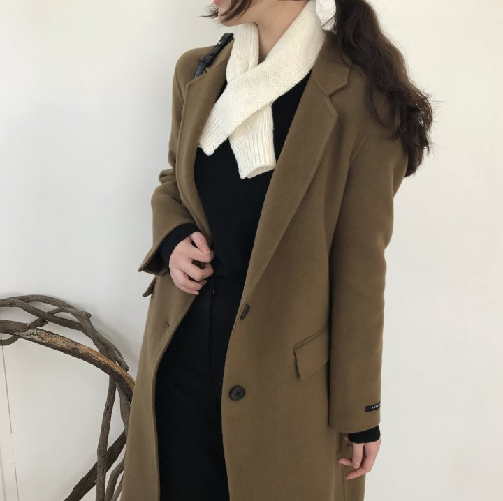 Wool Petit Scarf Shawl Neck Warmer Coordinate Mini