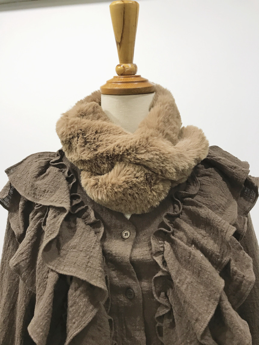 Eco shawl Year-end gathering Outing winter coordin