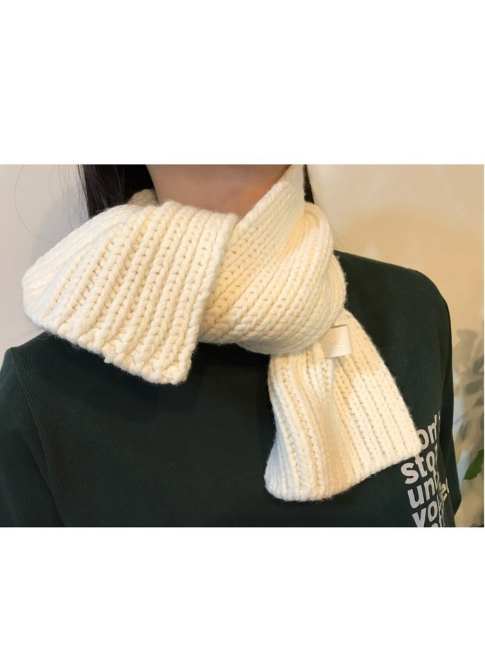 Mini Shawl Petit Scarf Muffler Women Knitting Wint