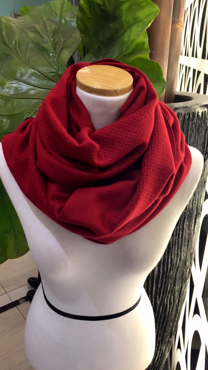 Louis cactus wool muffler SA2UPW041