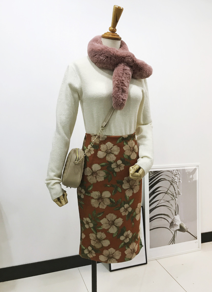 Eco shawl Year-end gathering Outing winter coordin