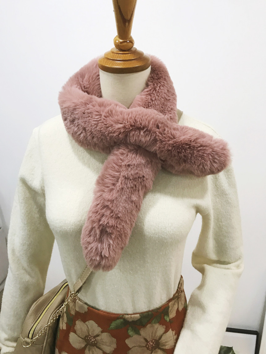 Eco shawl Year-end gathering Outing winter coordin