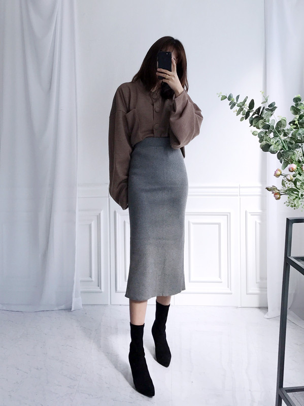 Banding H-line tweeter Long skirt Must-haves item 