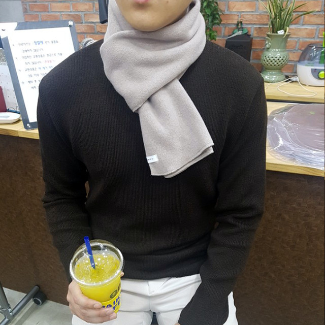 Unisex Basic Muffler 5color Man Winter Girl Cashme