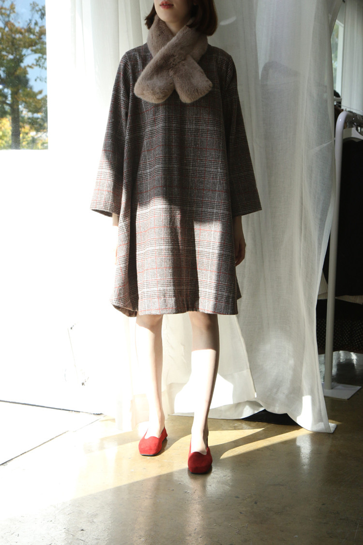 Eco Shawl Rex Muffler Artificial Fur