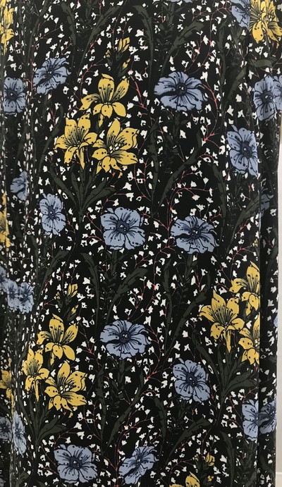 Flower chiffon long skirt Lovely look romantic Sty