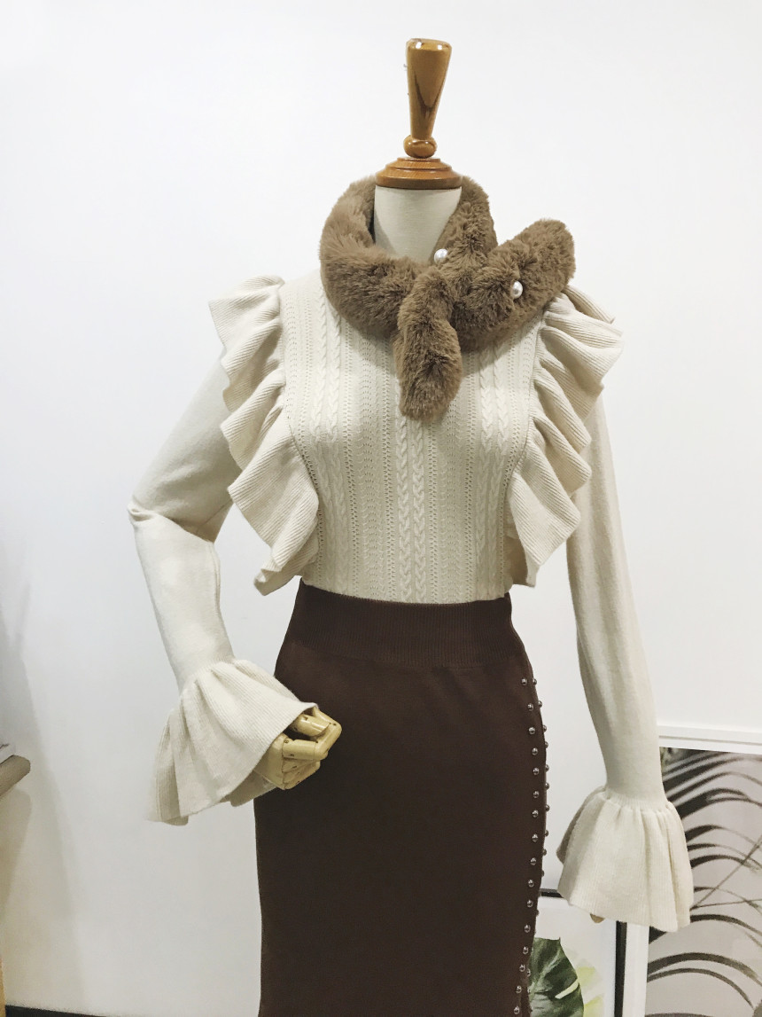 Eco shawl Year-end gathering Outing winter coordin