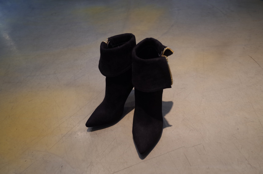 Suede Angle Boots Feminine look 30 suits for skirt