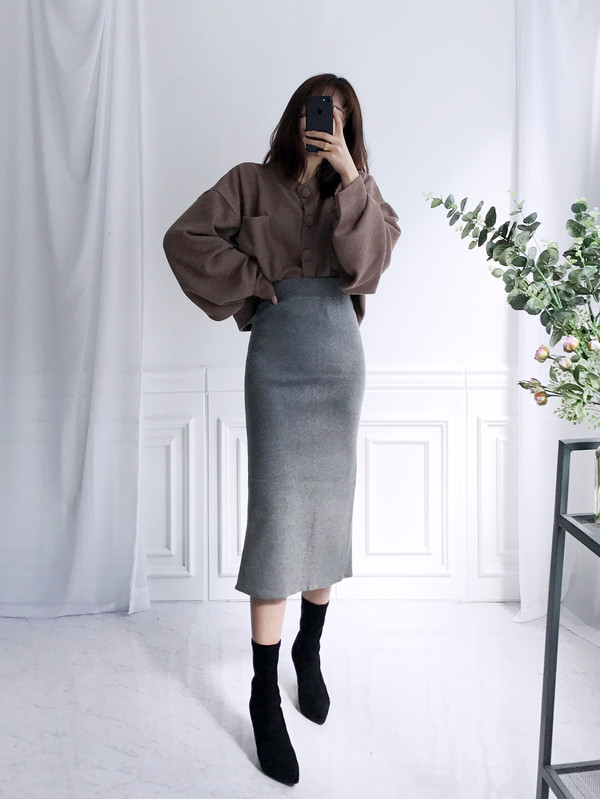 Banding H-line tweeter Long skirt Must-haves item 