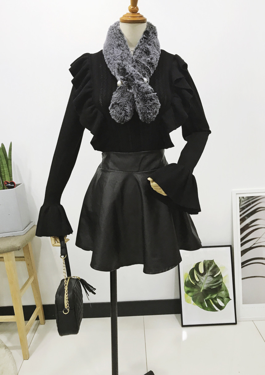 Eco shawl Year-end gathering Outing winter coordin