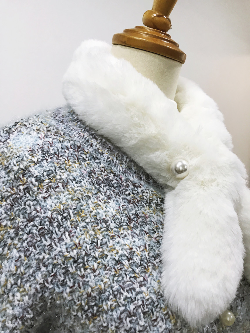 Eco shawl Year-end gathering Outing winter coordin