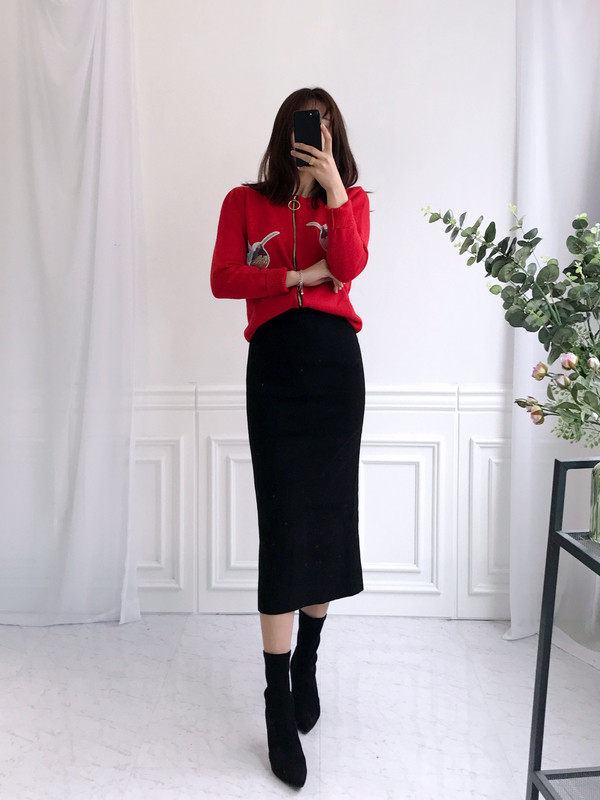 Banding H-line tweeter Long skirt Must-haves item 