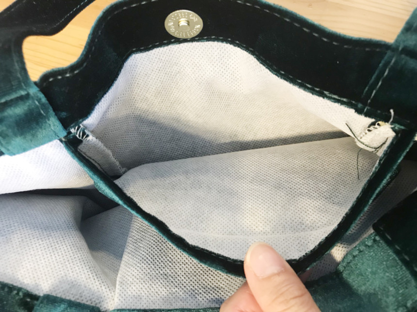 WINTER velvet eco-bag with 5color sense coordinati