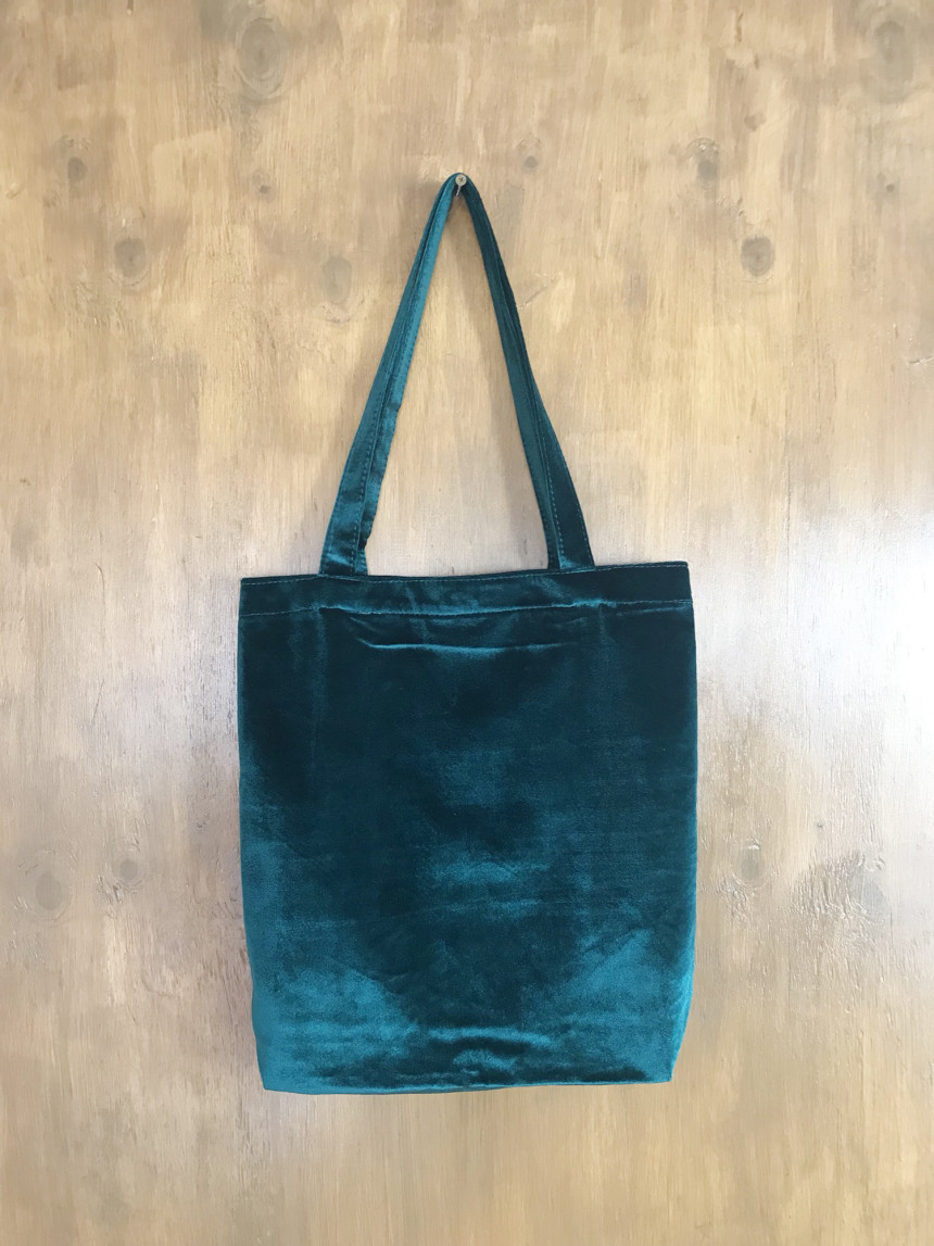 WINTER velvet eco-bag with 5color sense coordinati