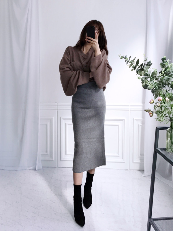Banding H-line tweeter Long skirt Must-haves item 