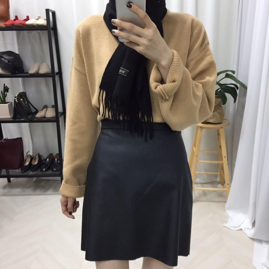 Wool 100 muffler 7color Wool shawl Winter item coo