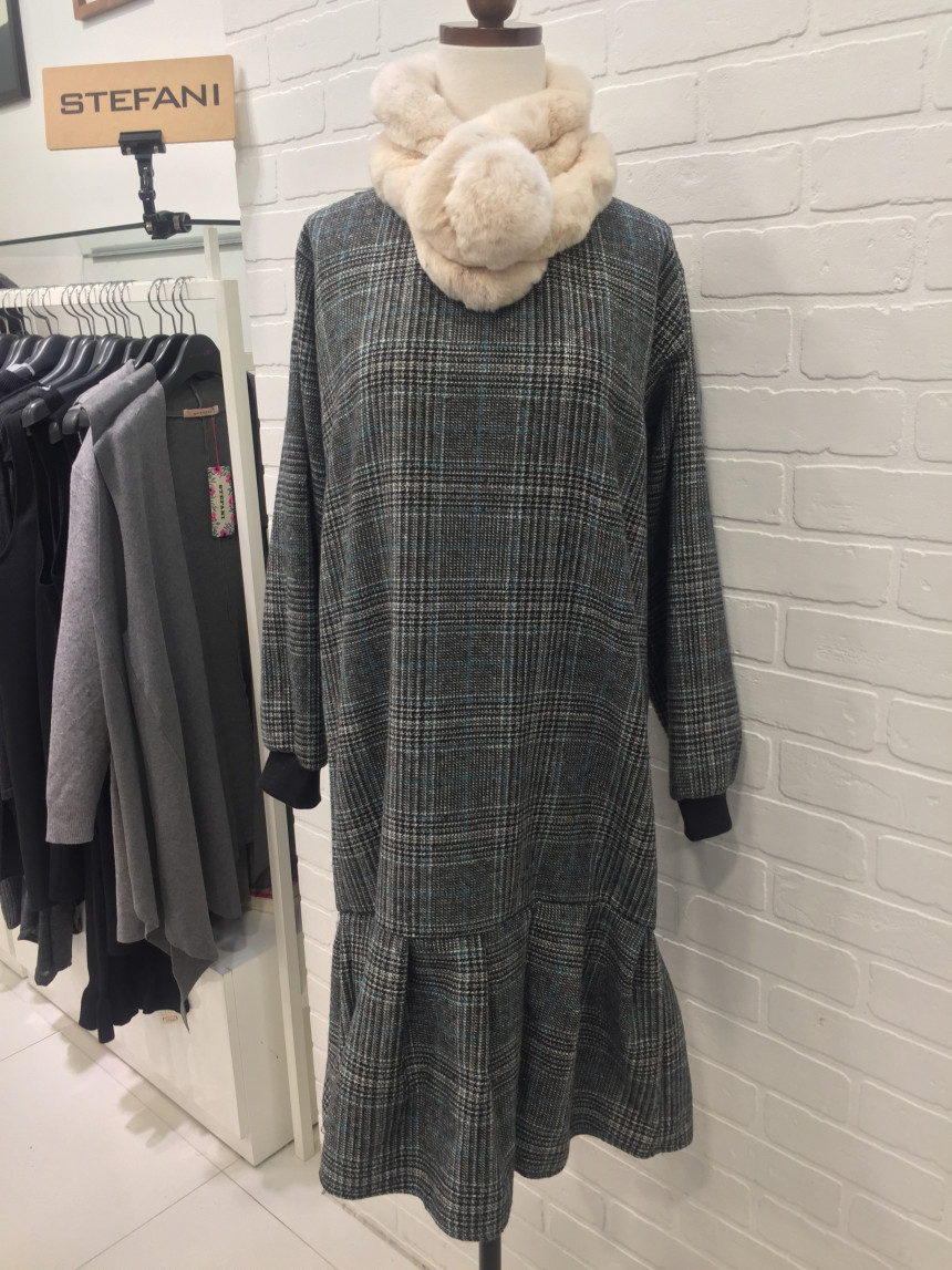 Stephanie rabbit hairpin muffler A17MF7401 Cool so