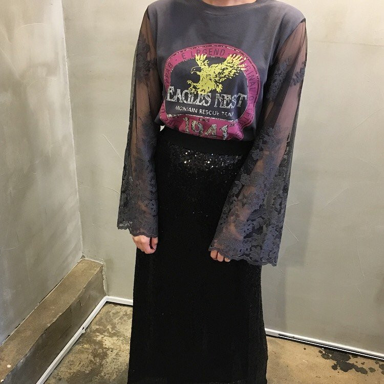 Sequins Long skirts Daily Chicah High quality Eleg