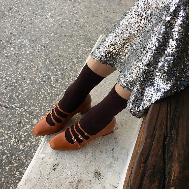 Sequins Long skirts Daily Chicah High quality Eleg