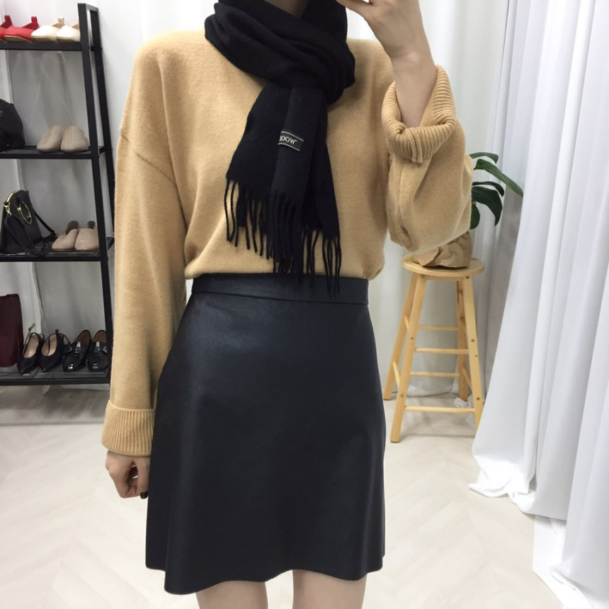 Wool 100 muffler 7color Wool shawl Winter item coo