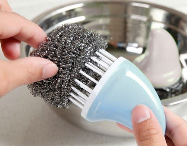 Scrubber Dish Washing Sally's Modern Handle