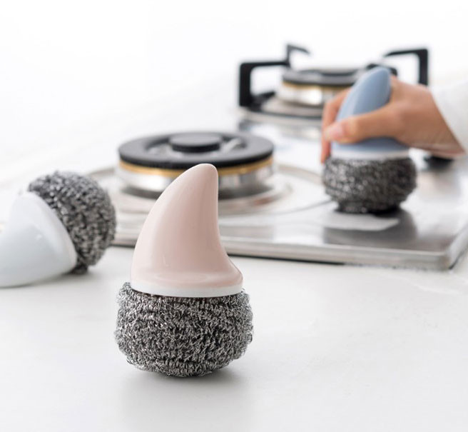 Scrubber Dish Washing Sally's Modern Handle