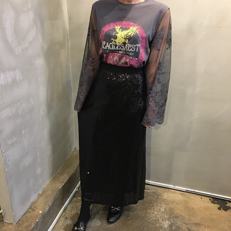 Sequins Long skirts Daily Chicah High quality Eleg